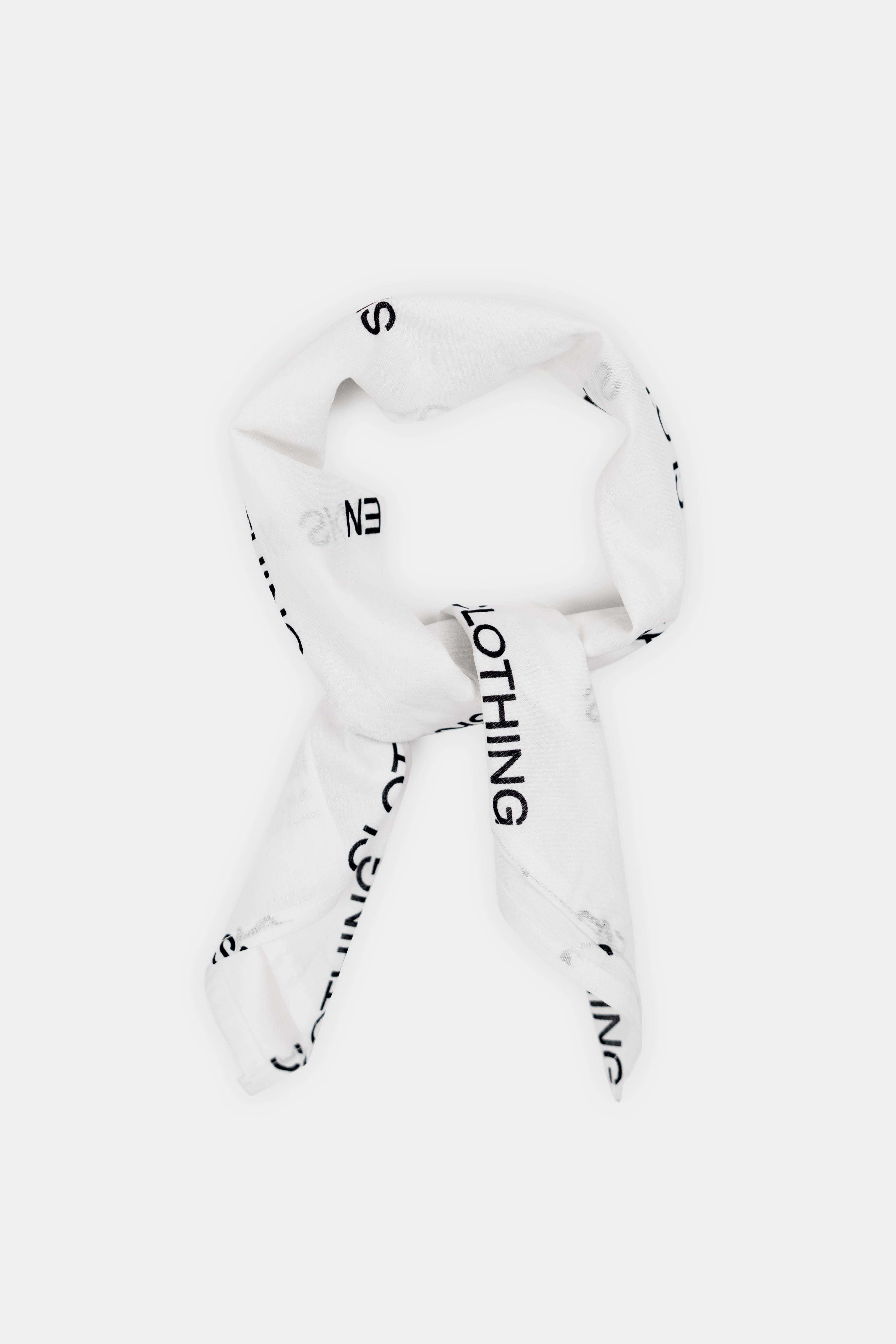 Monogram Bandana Hvid | Skagen-clothing.dk